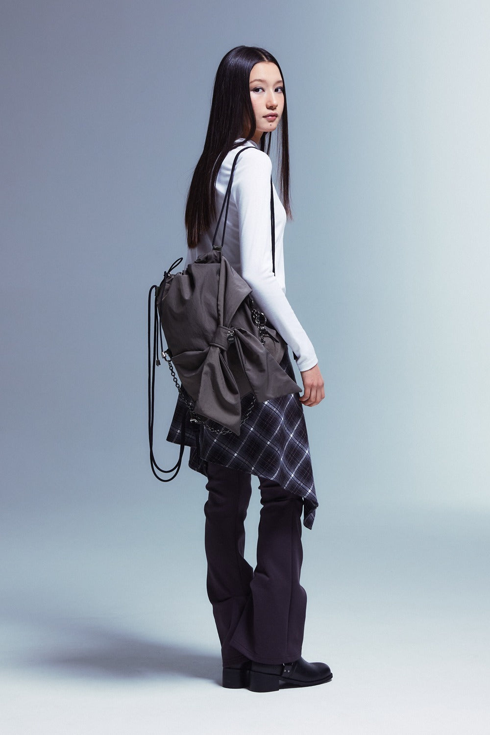 ASSAY] Ribbon 2way bag _Nylon khaki – SellerWork