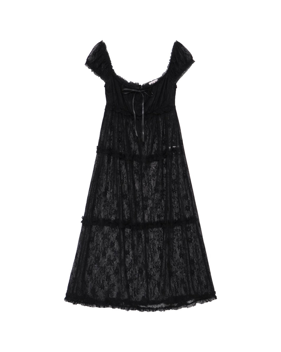 HETIT] PURE Lace Long Dress (Black) – SellerWork