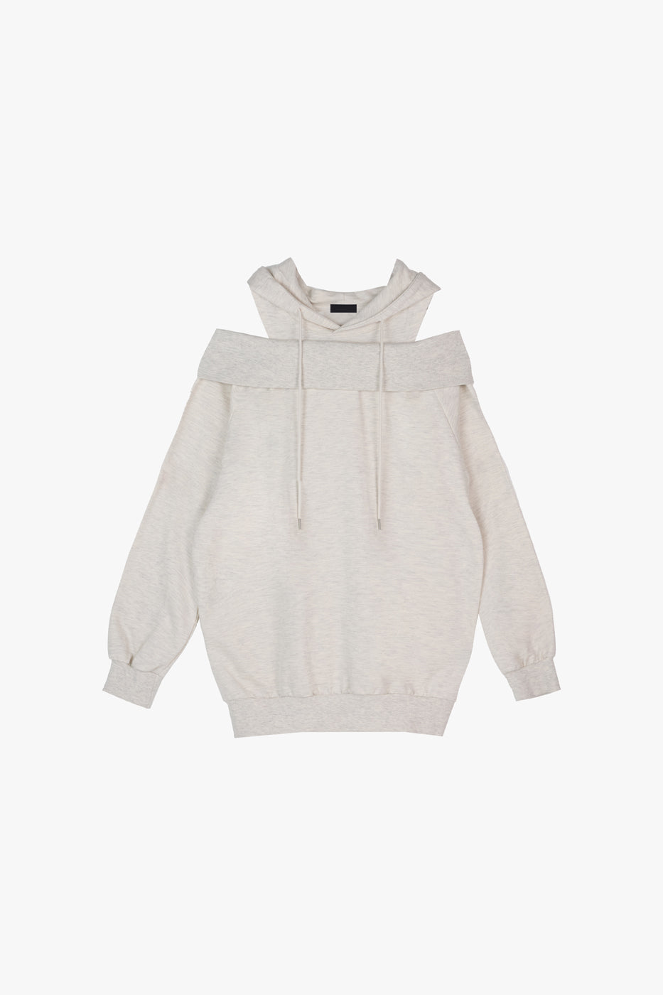 Hoodie fashion off shoulder