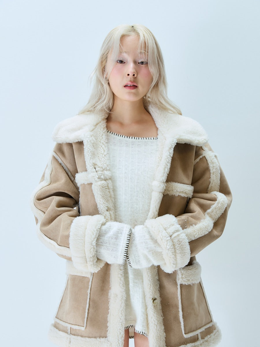 LARTIGENT] L21 PAUL SHEARLING MUSTANG JACKET(BEIGE) – SellerWork