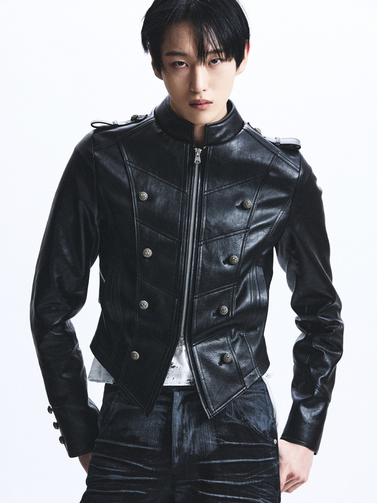 LECYTO] Napoleon Leather Jacket_ Black – SellerWork