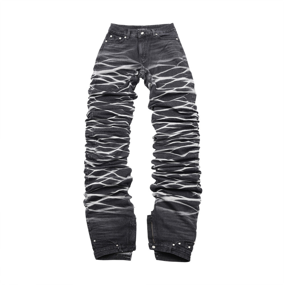 [SURGERY] Winter 23 surgery yoonseul long length double jeans 'black'