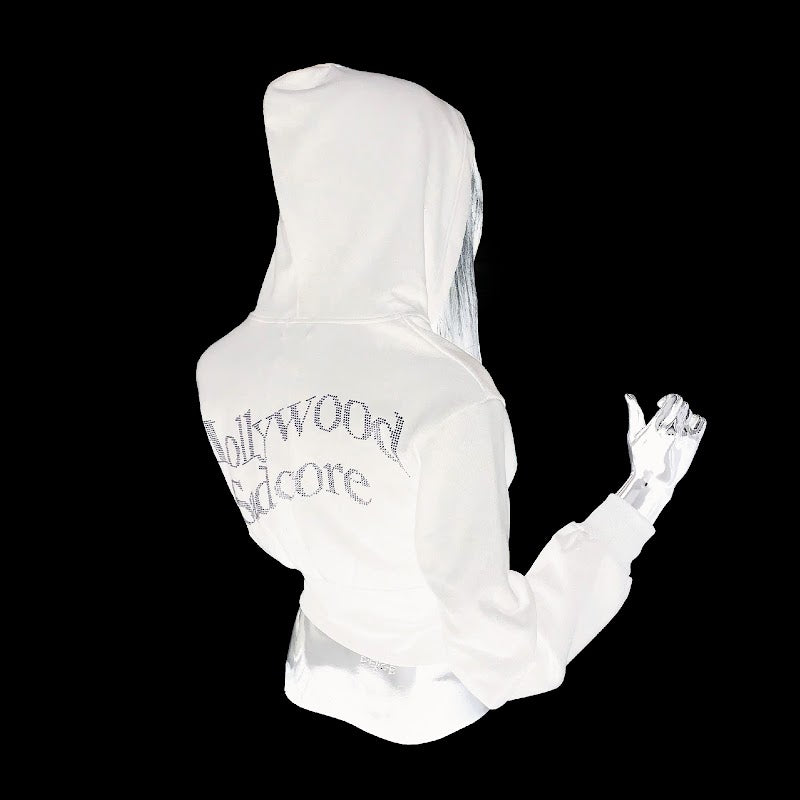 DYDO] SS 23 lana corset hoodie (white crytal) – SellerWork