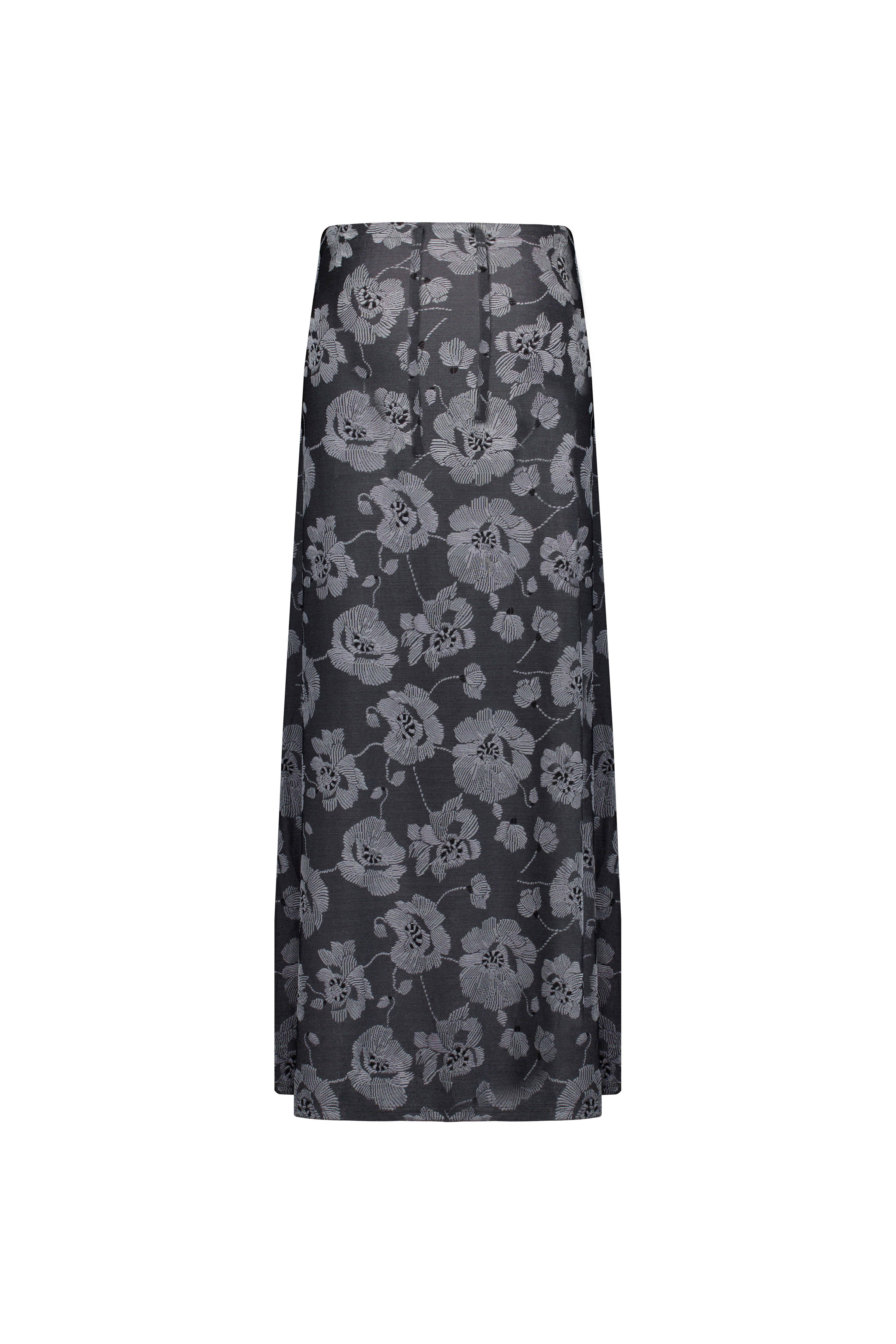 pokos-fosca-ss-26-floral-jacquard-maxi-skirt-gray-gray-s