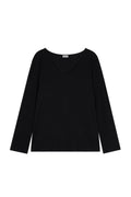 repos-ss-26-thin-v-neck-t-shirt-black-black-s