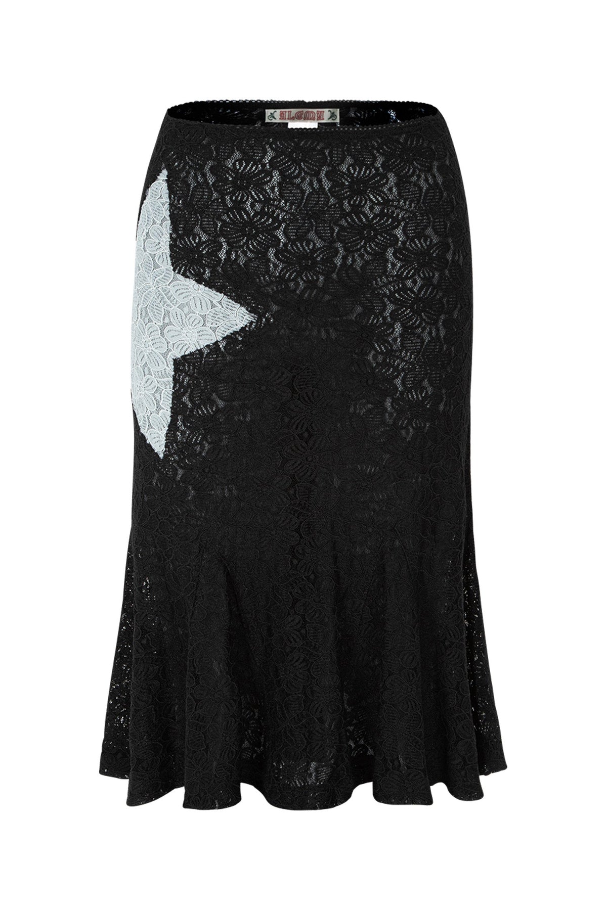 alcmy-fw-26-lace-star-mermaid-skirt-black-black-s