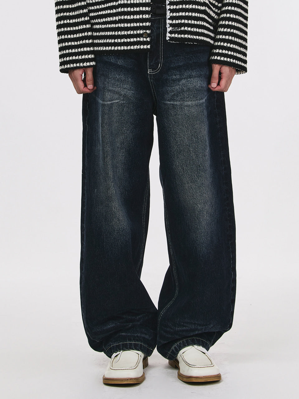 the-greatest-fw-25-navy-washing-denim-pants-denim-s