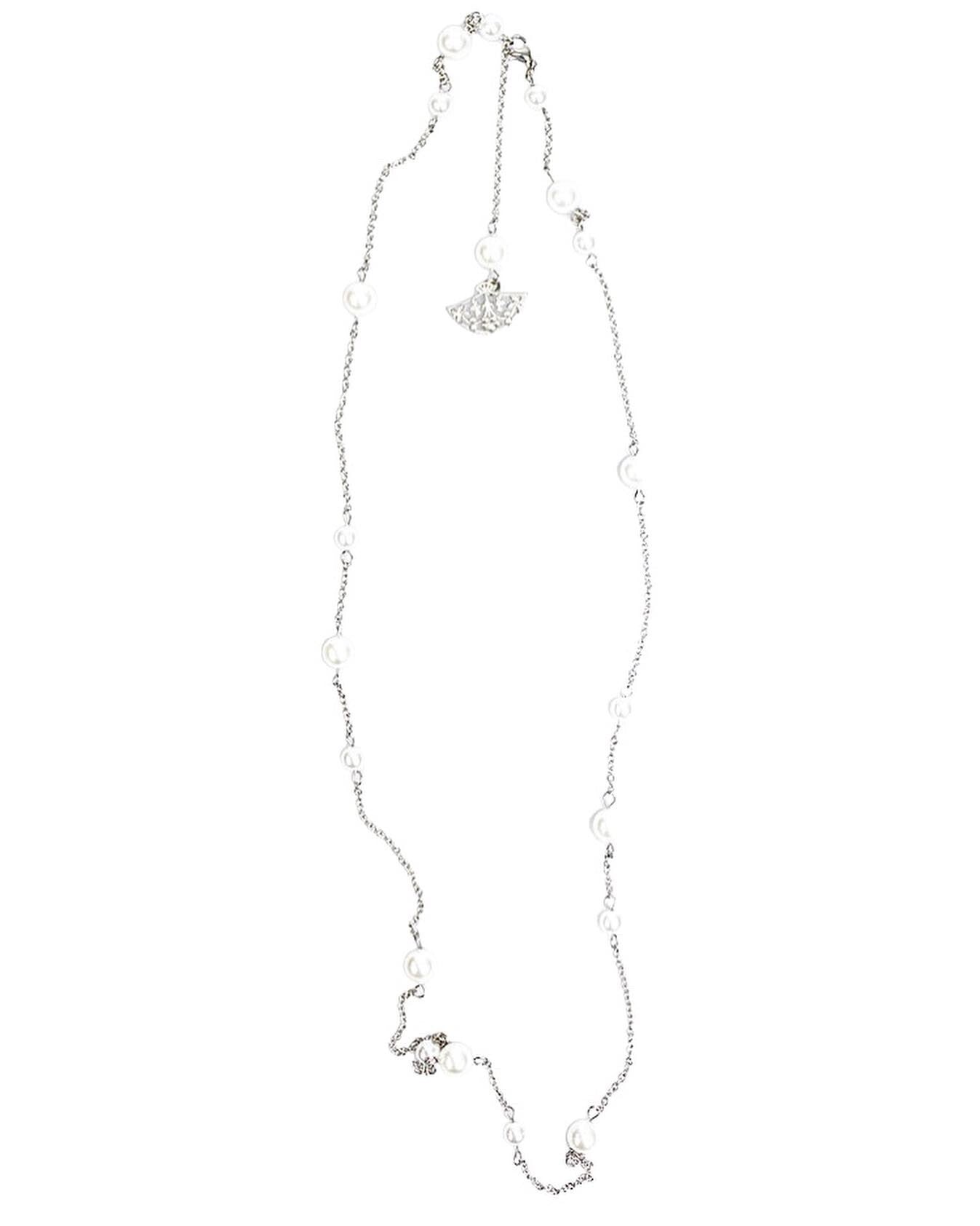 [MIAE] Pearl fan flower necklace (waist chain)