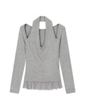 ugly-shadow-fw-25-scarf-fur-frill-t-shirt-grey-grey-s