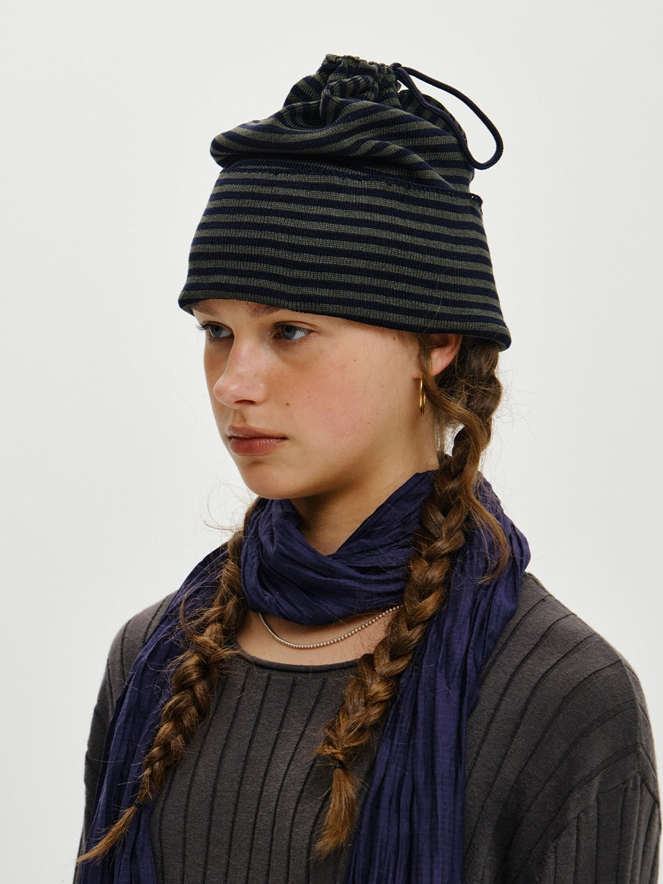 plzproject-fw-26-two-way-string-beanie-charcoal-charcoal-s