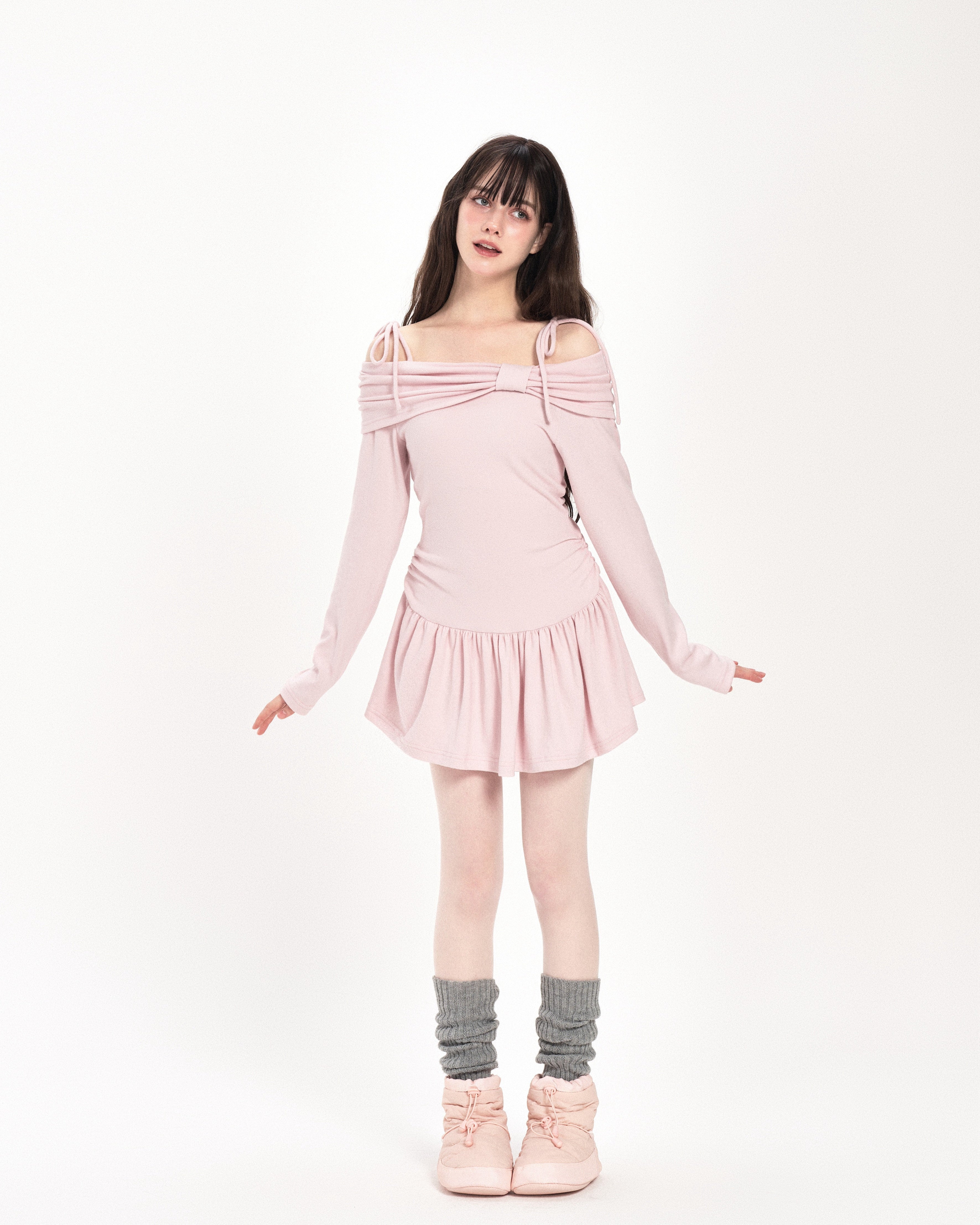 whisfairy-fw-25-snowy-puff-ribbon-dress-pink-pink-s