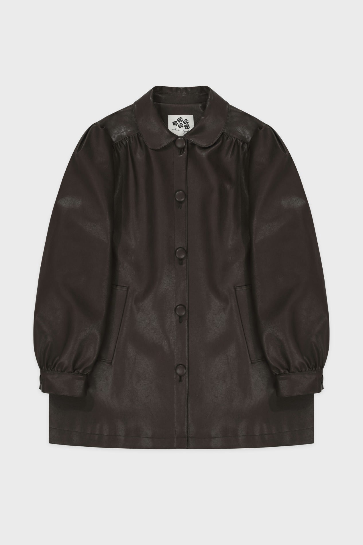 sinoon-fw-25-shirring-leather-jacket-brown-brown-s