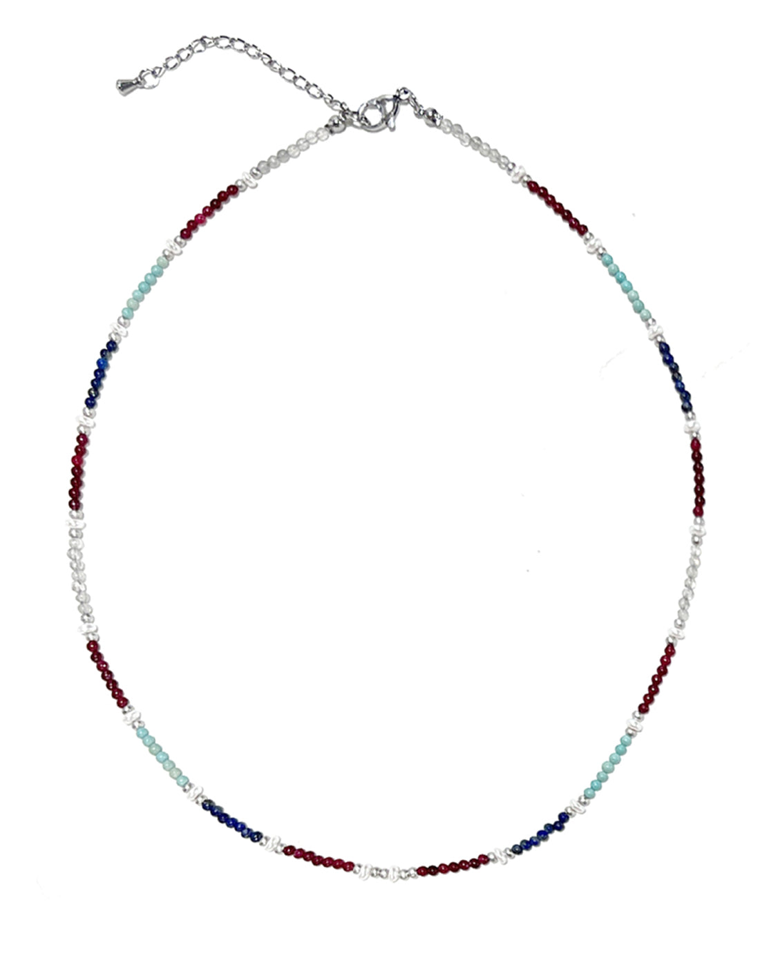 ssy-ss-26-red-bean-mint-india-stone-glass-beads-necklace-mint-s