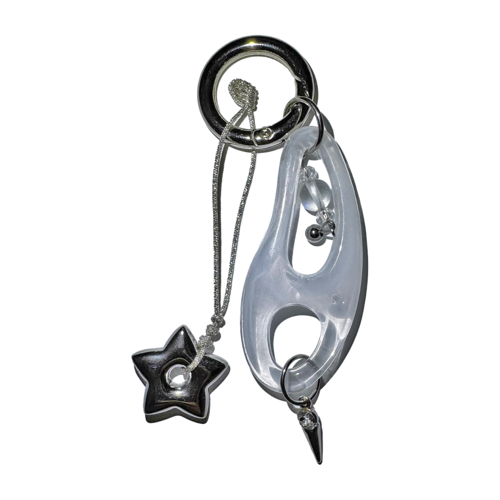 3amgang-fw-25-lily-blossom-keychain-silver-s