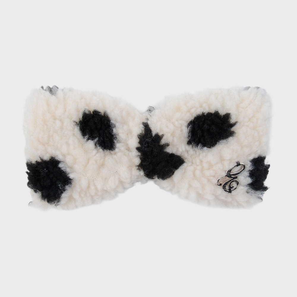 eireve-fw-25-polka-dot-fur-big-bow-barrette-cream-cream-s