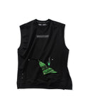 [MAN G] Barbed Wire Oversized Sleeveless_Black