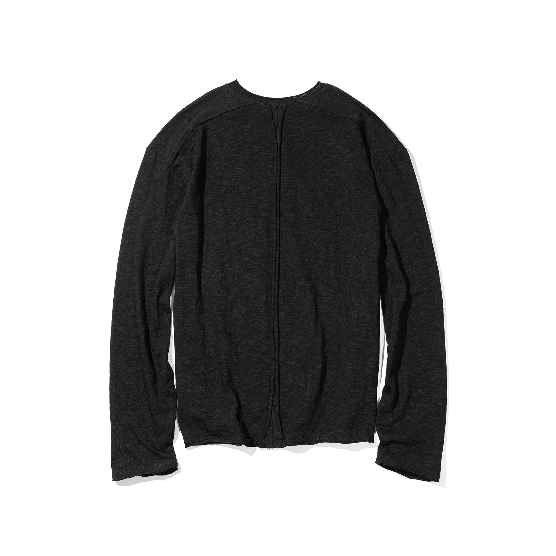 massnoun-ss-26-slub-cut-divide-henley-neck-long-sleeve-mssls001-bk-bk-s