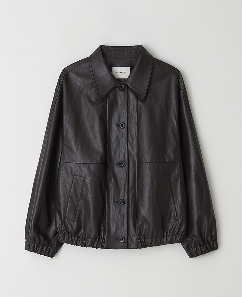 step-around-fw-25-loose-fit-leather-stitch-blouson-brown-brown-s