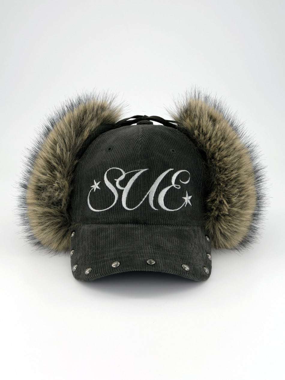 setup-exe-winter-25-corduroy-fur-earflap-cap-charcoal-charcoal-s