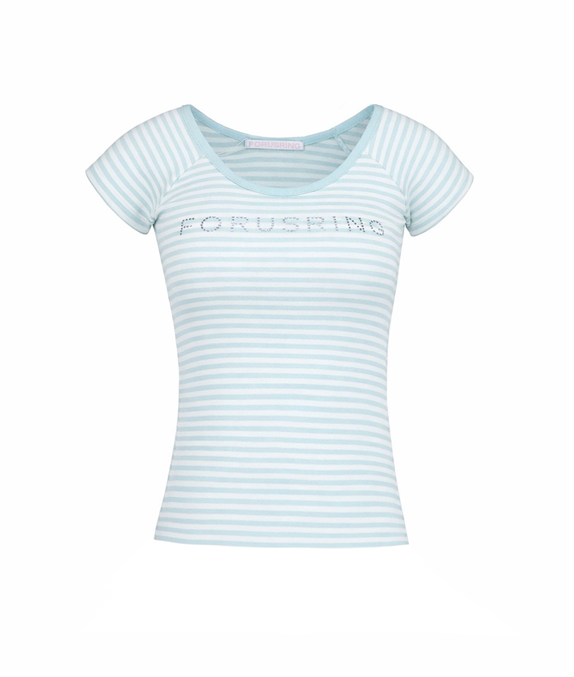 forusring-ss-26-b-jewel-logo-tee-mint-stripe-mint-stripe-s