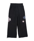 high-school-disco-fw-25-dot-star-clover-fleece-pants-black-black-s