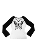 darling-you-are-bad-fw-25-rose-butterfly-raglan-t-shirt-black-white-black-white-s