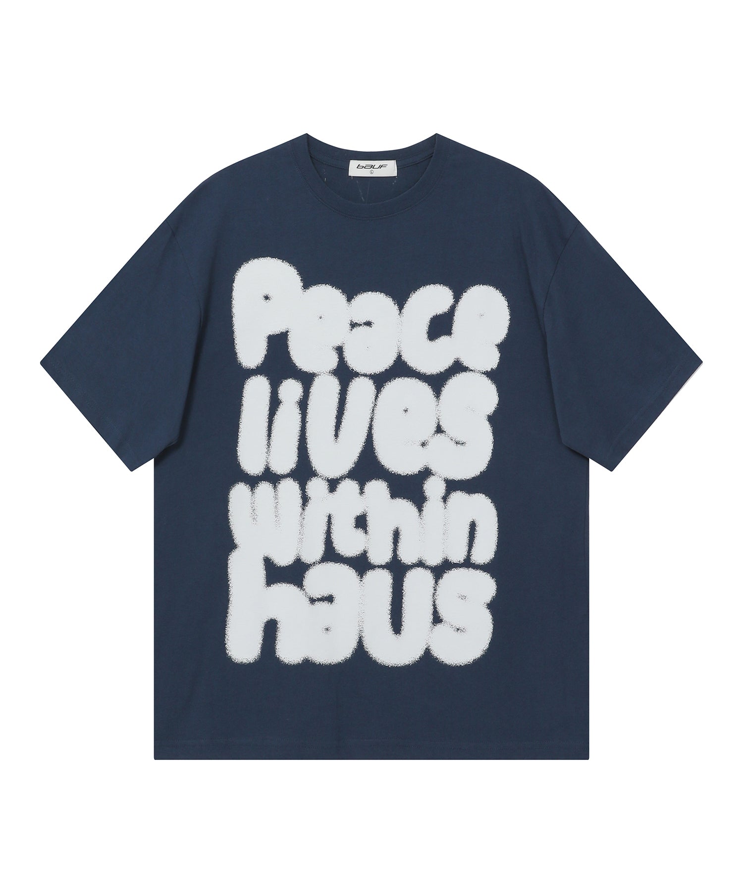 bauf-ss-25-peace-house-tshirt-(navy)