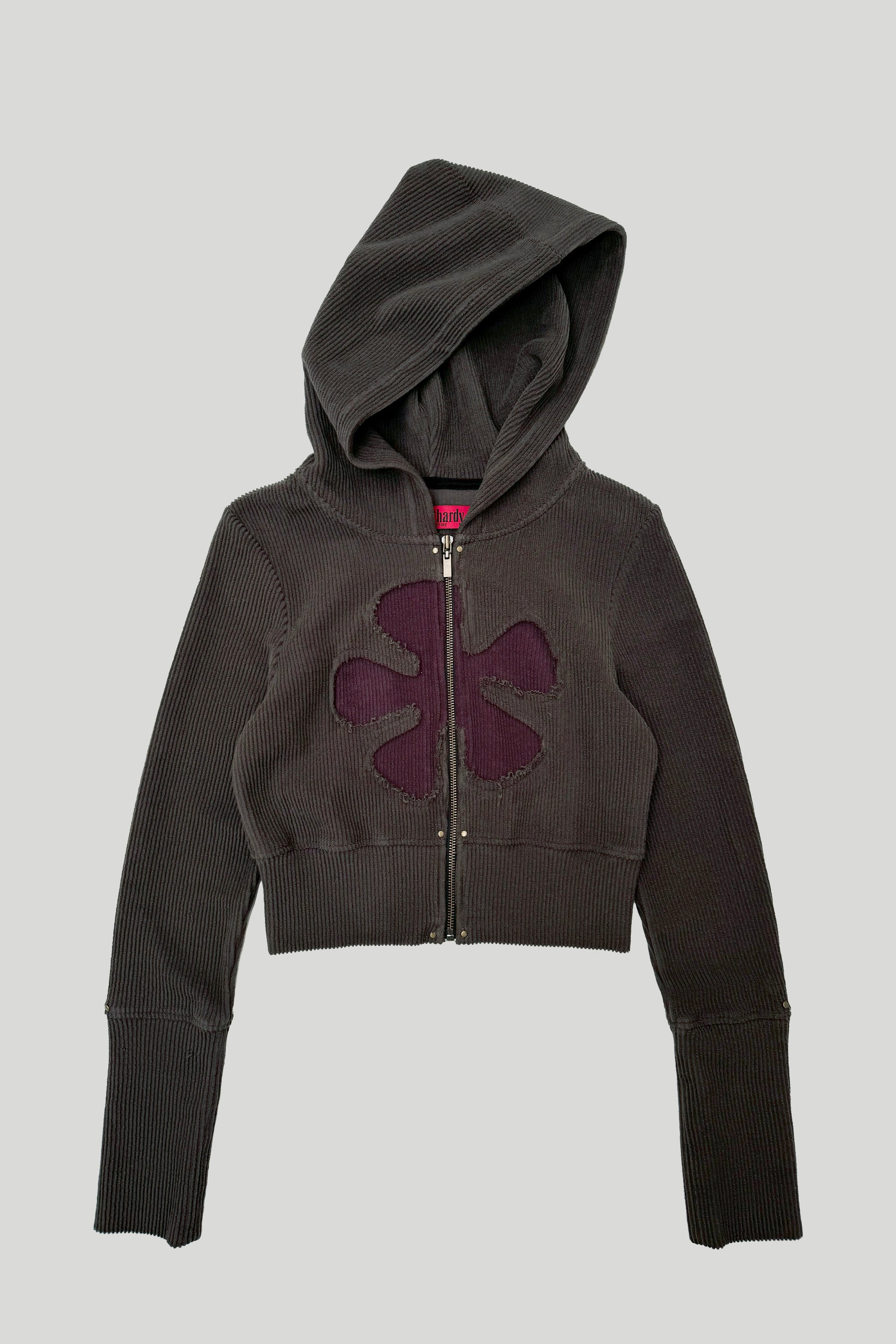 still-lethardy-ss-25-ribbed-flower-crop-hoodie