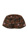 youthbath-ss-26-corsage-checked-beanie-brown-brown-s