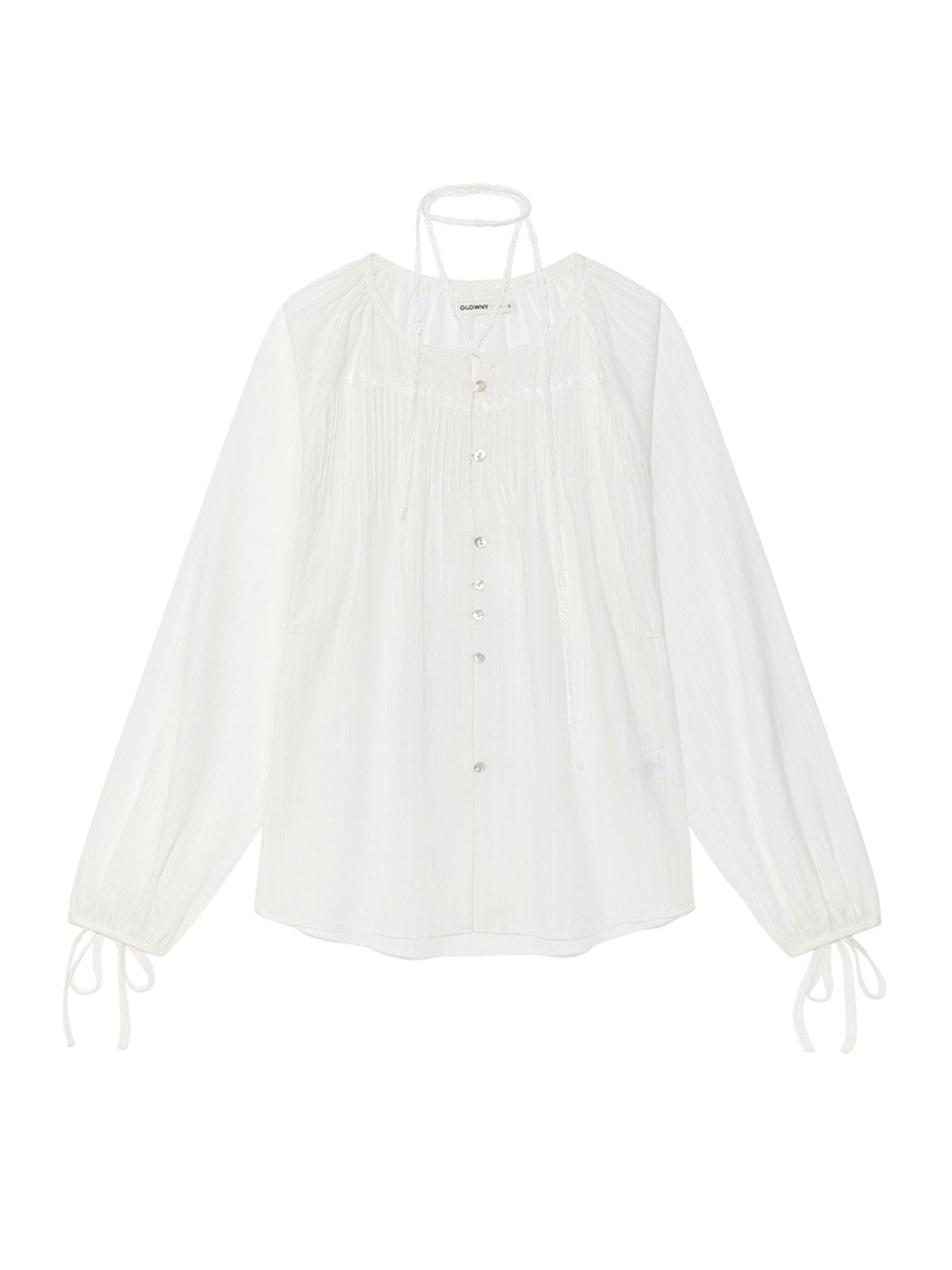 glowny-ss-26-misty-sheer-blouse-white-white-s
