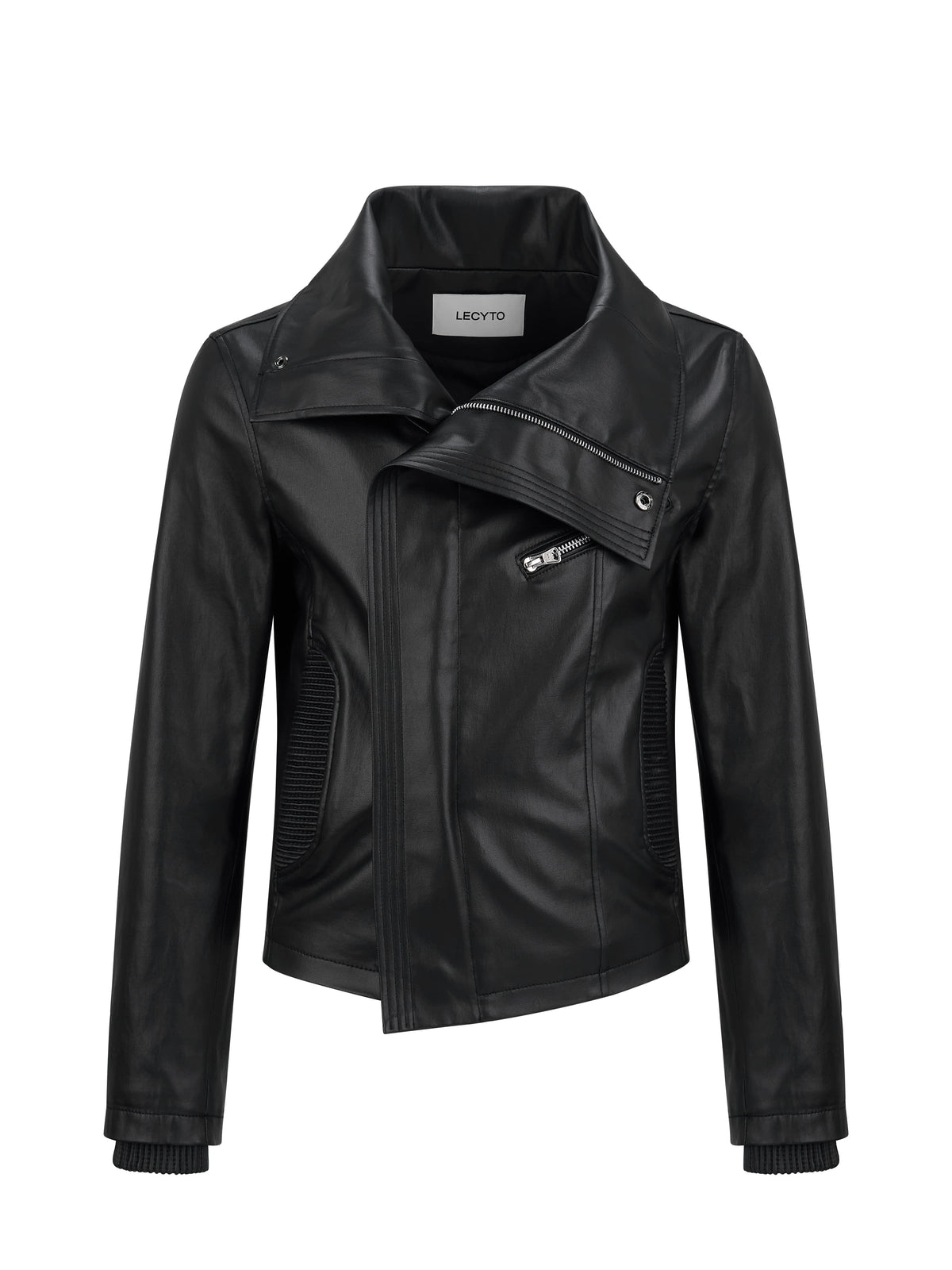lecyto-fw-26-geometrique-leather-jacket-black-black-s