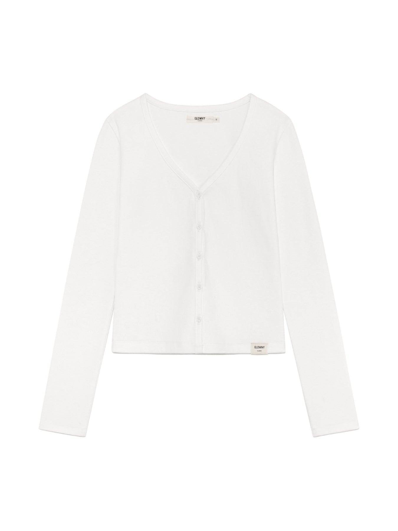 glowny-ss-26-g-classic-v-neck-cardigan-white-white-s