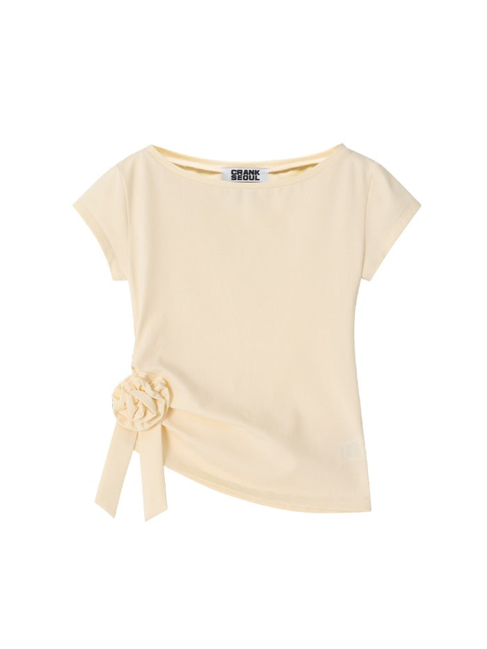 crank-ss-26-rosette-shirring-top-yellow-yellow-s