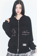 illigo-ss-26-crochet-rabbit-hooded-zip-up-black-black-s