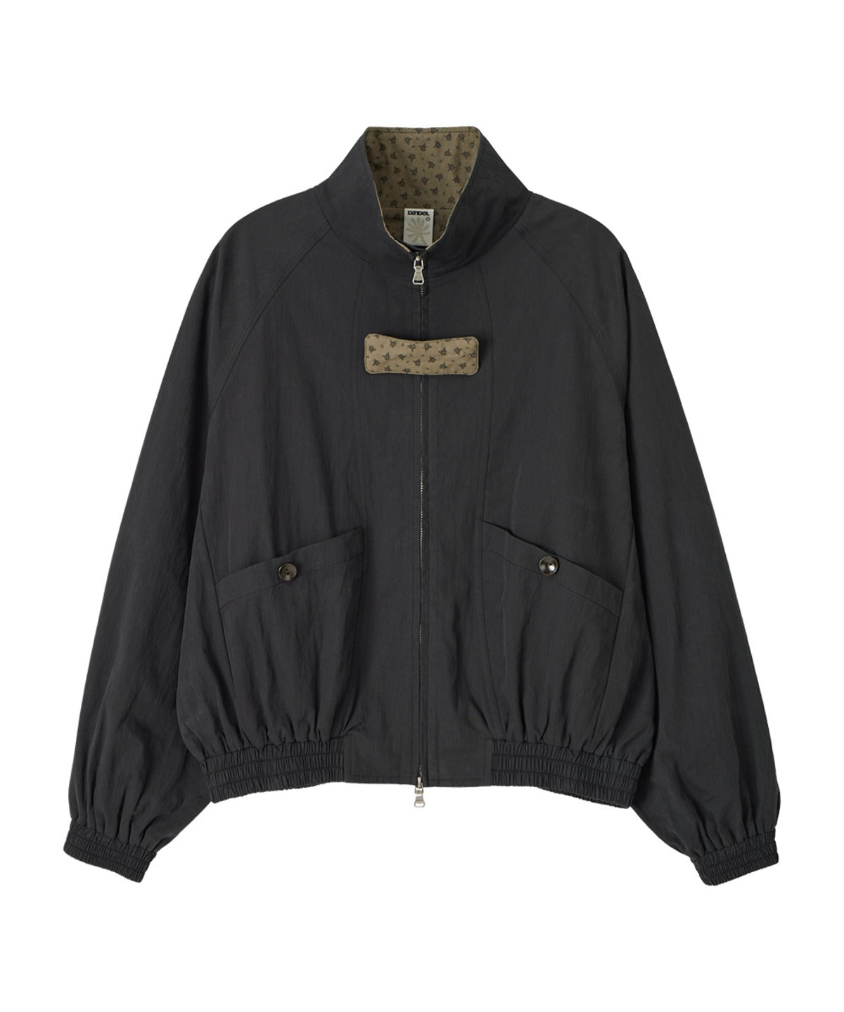 dandel-ss-26-dd-floral-lining-tab-jacket-black-black-s