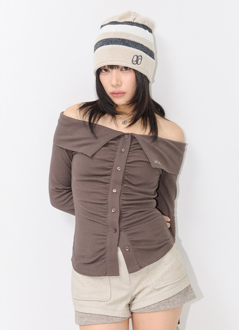 as-on-fw-26-lucie-shirring-off-shoulder-tee-brown-brown-s