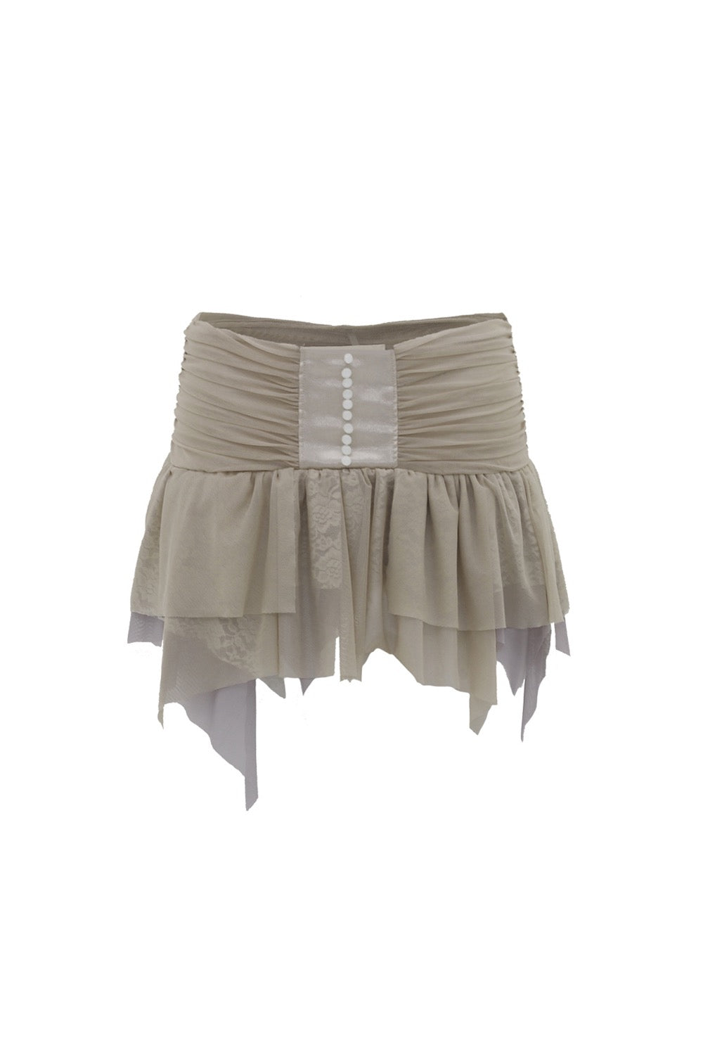 odd-one-out-ss-26-colored-mash-shirring-skirt-gray-red-s