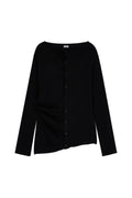 repos-ss-26-supima-cotton-unbal-cardigan-black-black-s