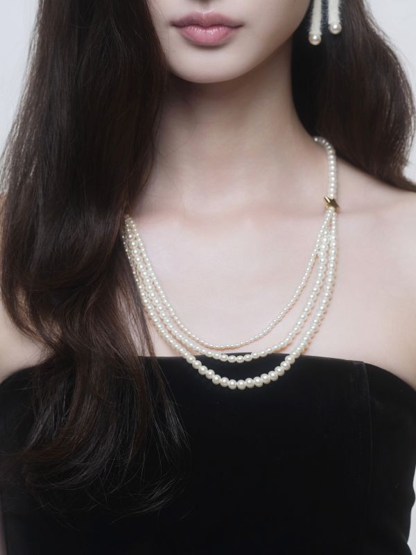 [LOLLA] Pearl star necklace