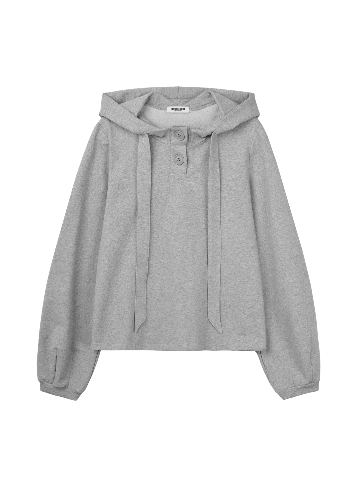 guwolsibil-fw-26-drape-placket-hoodie-grey-melange-grey-melange-s