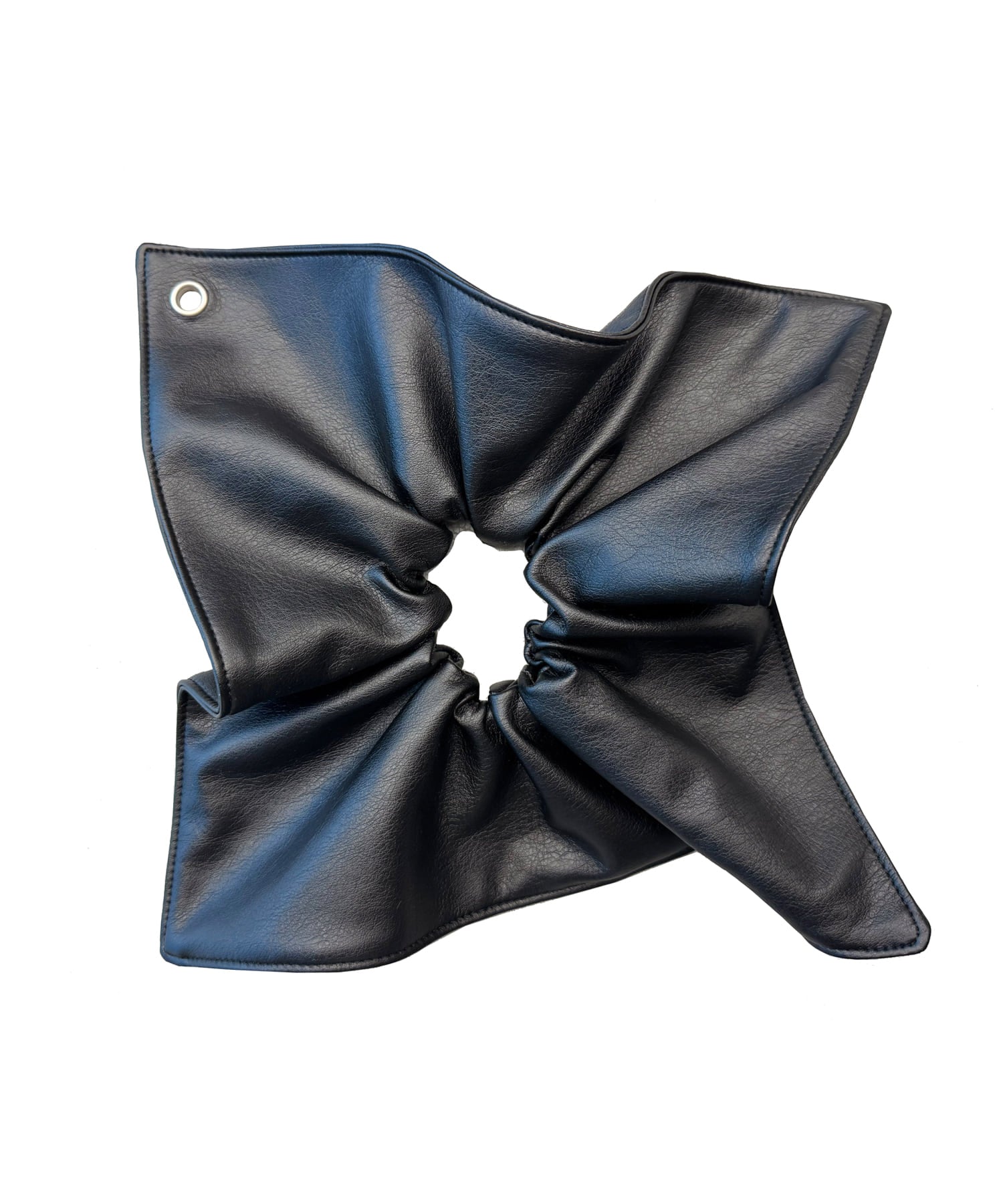 running-high-ss-26-leather-square-scrunchie-black-black-s