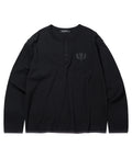 flavorism-ss-25-layered-henley-neck-waffle-knit-tt0086-black-s