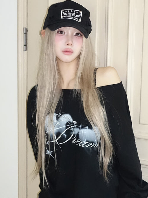luv-is-true-ss-26-el-horse-one-shoulder-tee-black-black-s