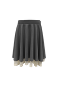 chemehc-fw-26-lace-layered-flare-skirt-charcoal-charcoal-s