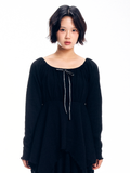 adorebelle-ss-26-pleated-ribbon-unbalanced-t-shirt-black-black-s