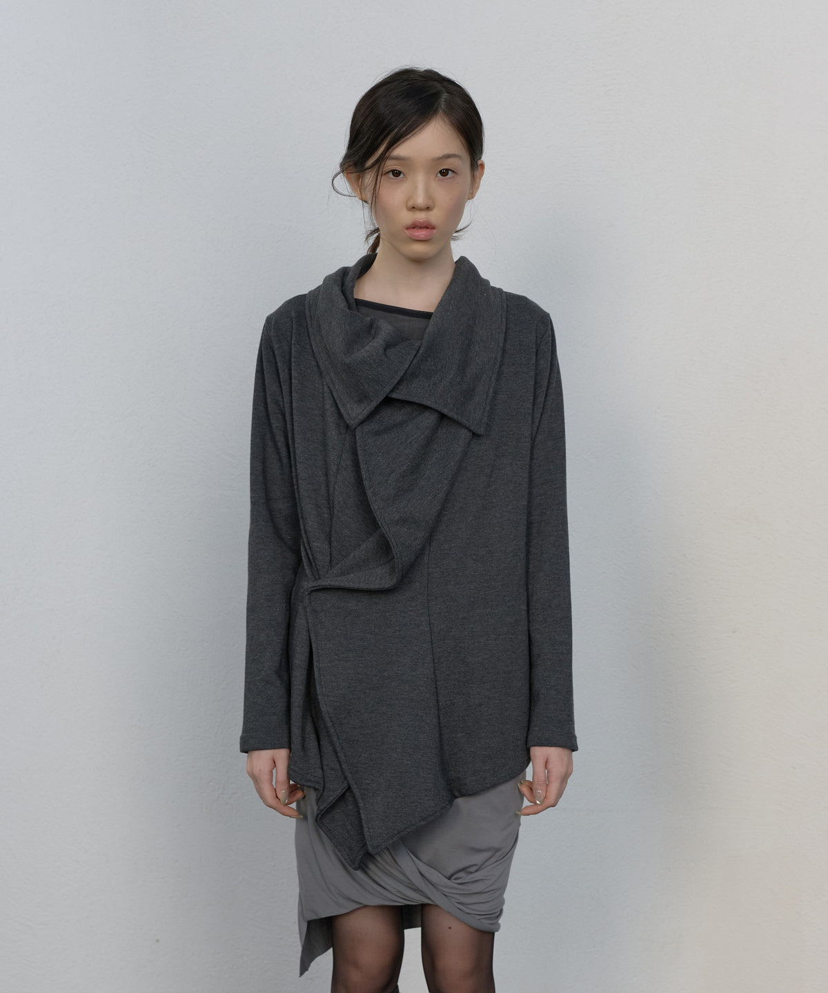 flareup-fw-26-kaya-layered-jaket-fl-052-charcoal-melange-charcoal-melange-s