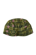 youthbath-ss-26-corsage-checked-beanie-olive-olive-s