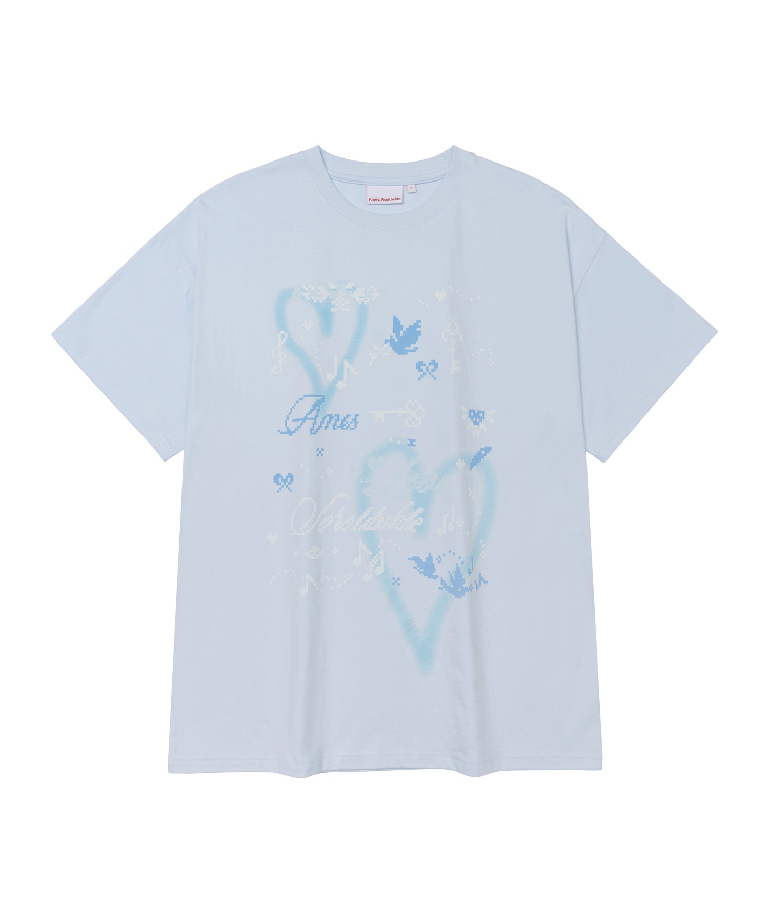 ames-worldwide-fw-26-heart-pixel-art-tee-blue-blue-s