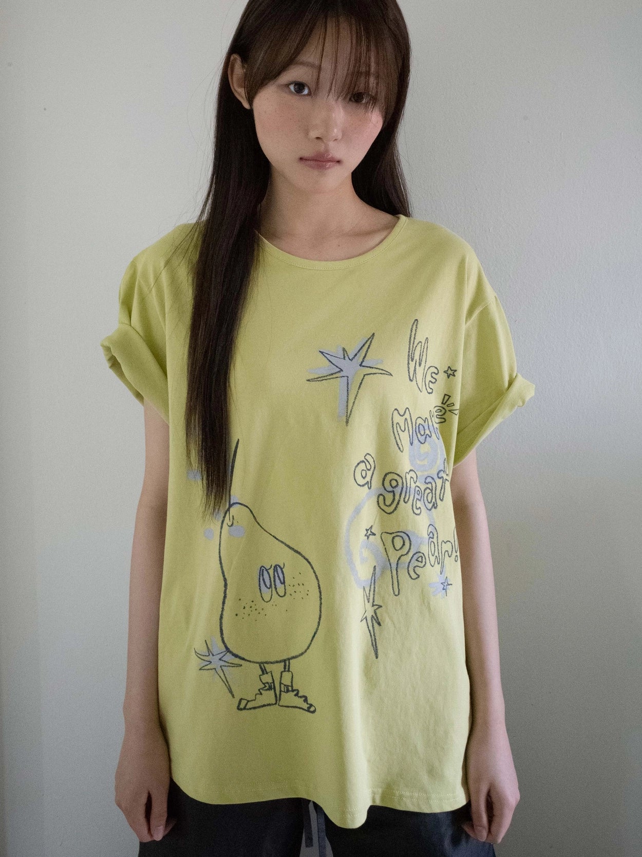 onska-ss-25-crayon-fruit-tshirt-(pear-olive)