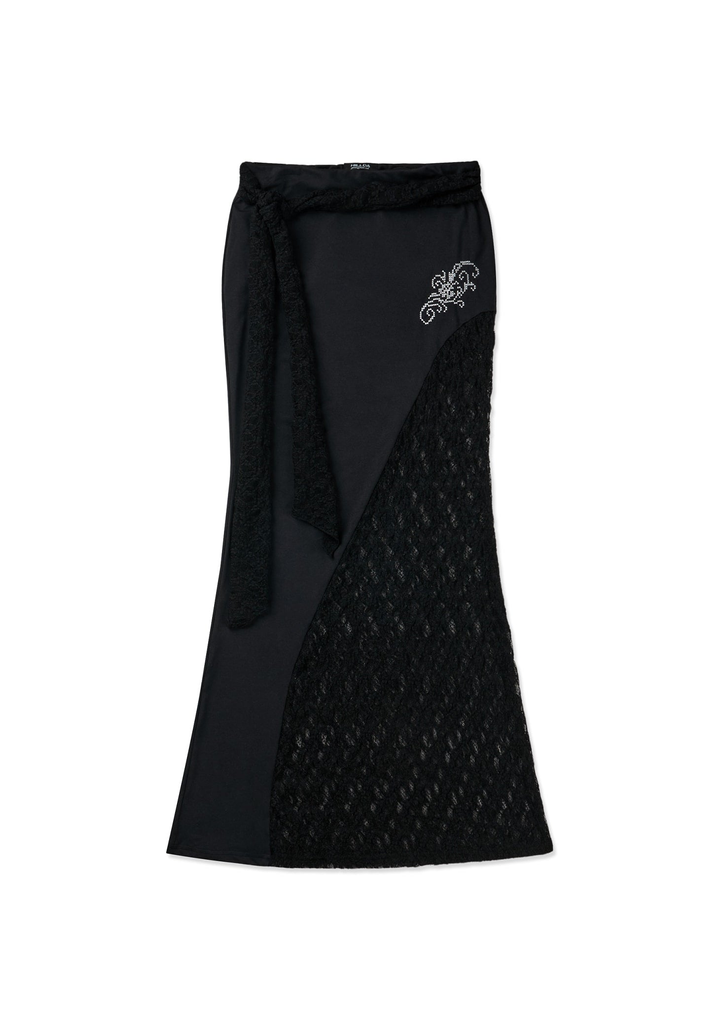 hillda-ss-25-lace-needle-maxi-skirt-(black)